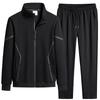 Men's Sports Suit Spring Sports and Leisure Loose Large Size Stand-up Collar Fashion Handsome Trend Two-piece Suit Men
