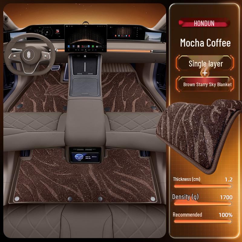 2026 Hongqi S9 TPE Floor Mats: Full Set Interior Carpet for Five Seats