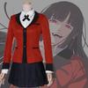 Jabami Yumeko Kakegurui School Uniforms Dress Cosplay Costume Party Halloween