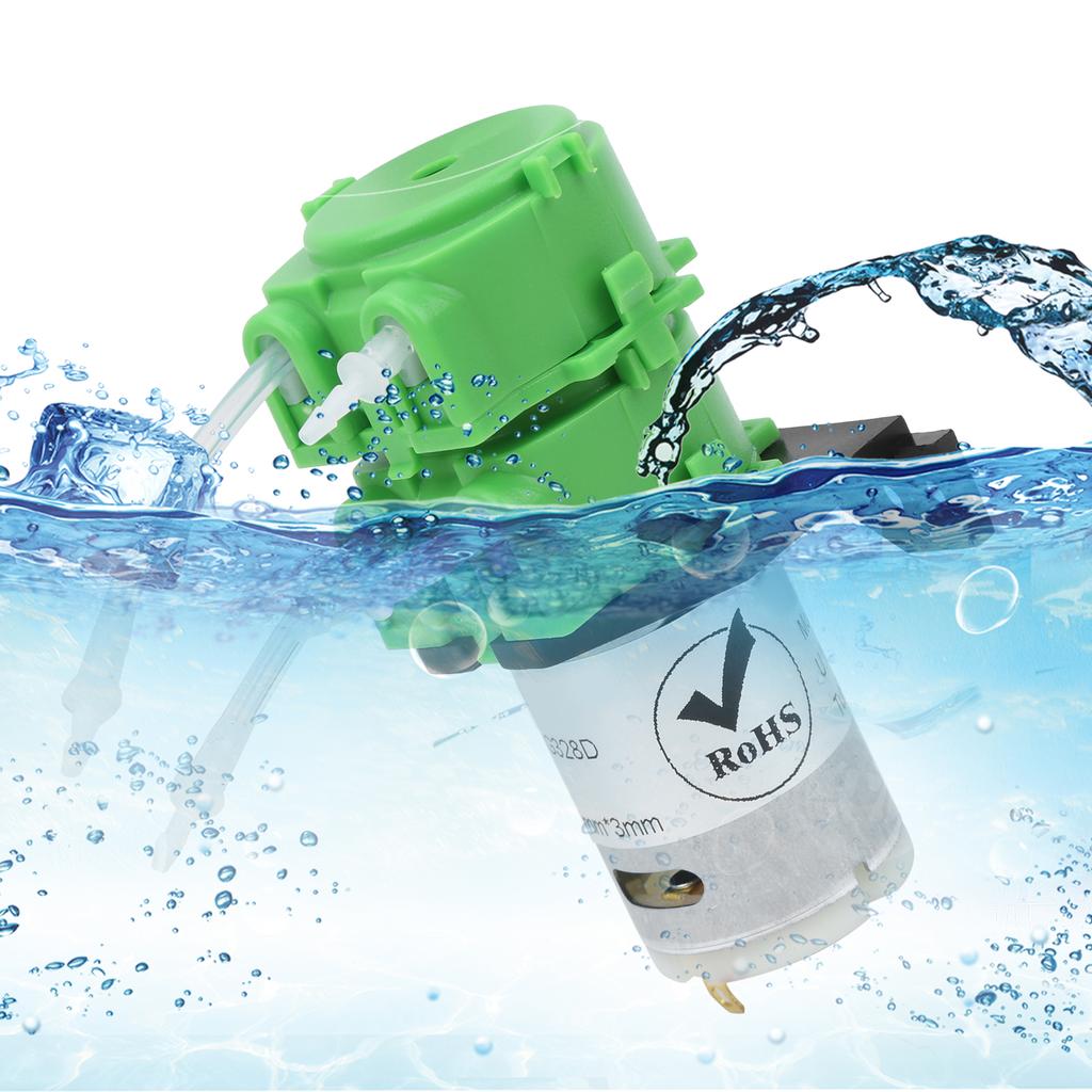 Peristaltické čerpadlo Mini Dvouhlavé Dávkovací Cirkulační Čerpadlo Vody 1x3mm pro Viskózní Neviskózní