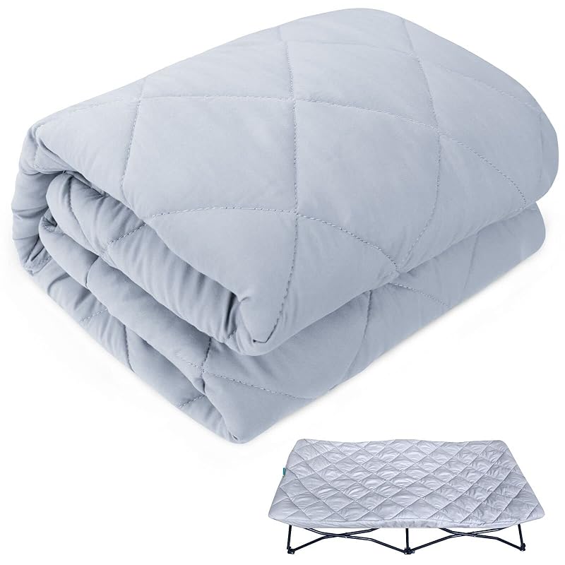 Простыня для портативной детской кроватки Regalo My Cot, складной манеж Joovy (Только простыня, кровать не включена), Мягкий дорожный манеж для ребенка, серый, с мягким чехлом серый