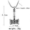 Necklace Men'S Personality Stainless Steel Domineering Retro Fashion Titanium Steel Thor Hammer Pendant Pendant Accessories Necklace