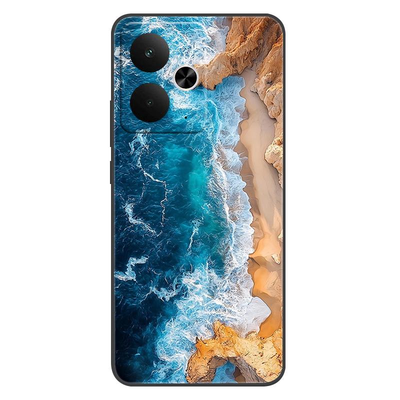 For Realme 14T Case Luxury Marble Painted Cover Silicone Case For Realme 14T RMX5078 Soft Bags Realme14T Bumper Shells Coque