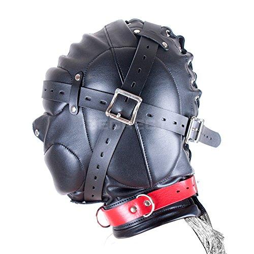 BDSM Fetisch Vollkopffessel Maskierte Sklavin Bondage Fessel SM Fetisch Cosplay Bondage Einstellbar