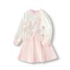 Balabala Girls' New Chinese Style Festive Jacquard Two-Piece Set