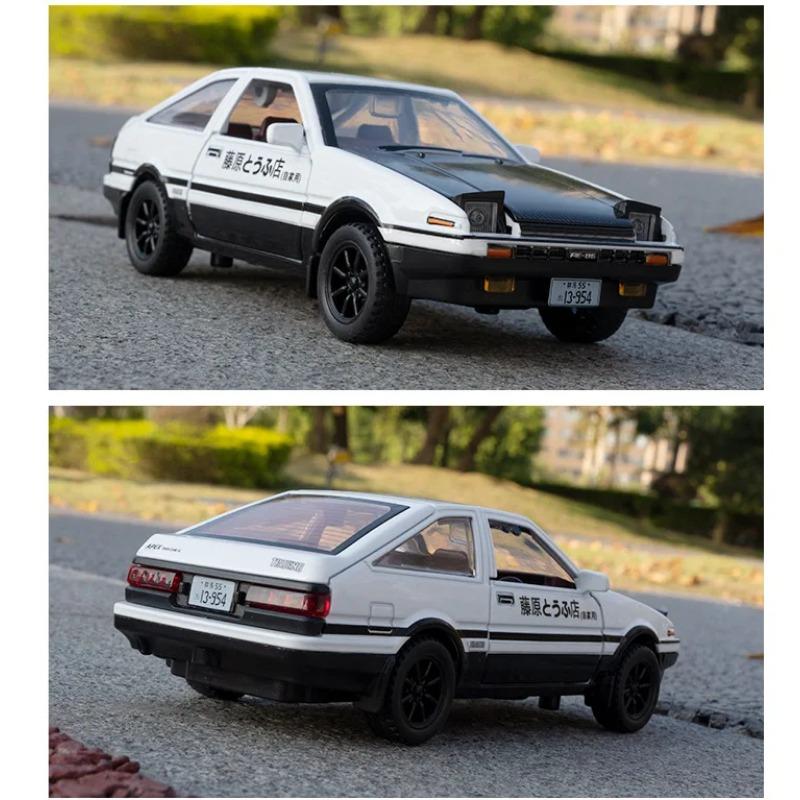 1/32 Scale Simulation Toyota AE86 Metal Alloy Toy Car Diecasts Toy Vehicles Decoration Model Miniature Christmas Gift Toys for Children Boy