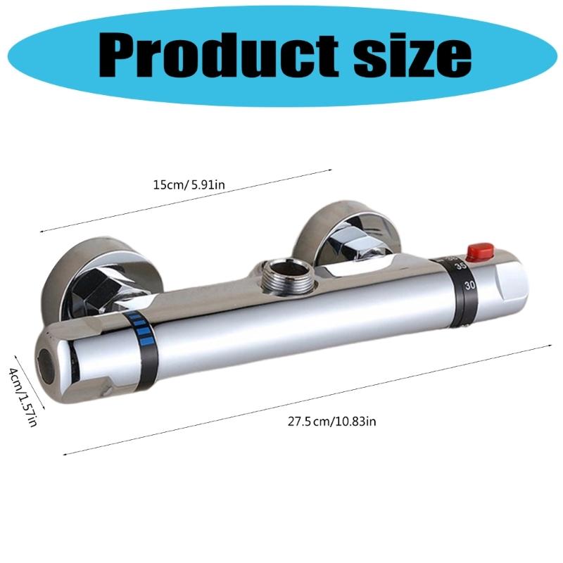 Termostatické sprchové ventily se 2 rukojeťmi Směšovací ventily teplé a studené vody s konstantní teplotou Vanové/sprchové ventily Ozdobné Odolné