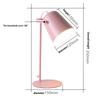 LED Desk Lamp Metal Nordic Table Lamp Eye Protection Reading Lamp Book Light For Reading Office Pink Lamp Lamparas De Mesa