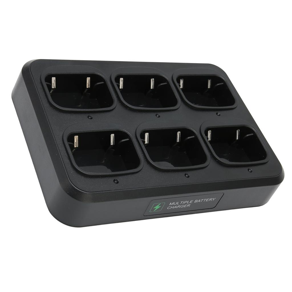 6 Way Walkie Talkie Charging Base Safe Fast Charging Radio Charger for MD?390 MD?398 MD?368 MD?580