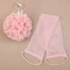 Household Bath Towel with Bath Flower Soft Back Shower Strap Body Wash Cloth Set  Body Cleaning