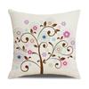 Ins Nordic Style Cartoon Tree Car Sofa Pillow Custom Nap Pillow Lumbar Cushion Cover Home