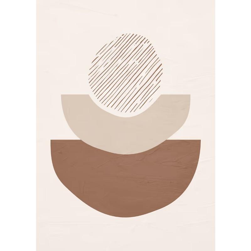 Retro Abstract Simple Geometric Graphics Poster Canvas Prints Art Pictures Home Living Room Bedroom Wall Decoration Frameless