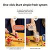 400ml Portable Electric Juicer Blender Cup, Wireless Rechargeable Mini Juice Mixer with 6-Blade Dual Cup for Smoothies, Vegetables, and Fruits