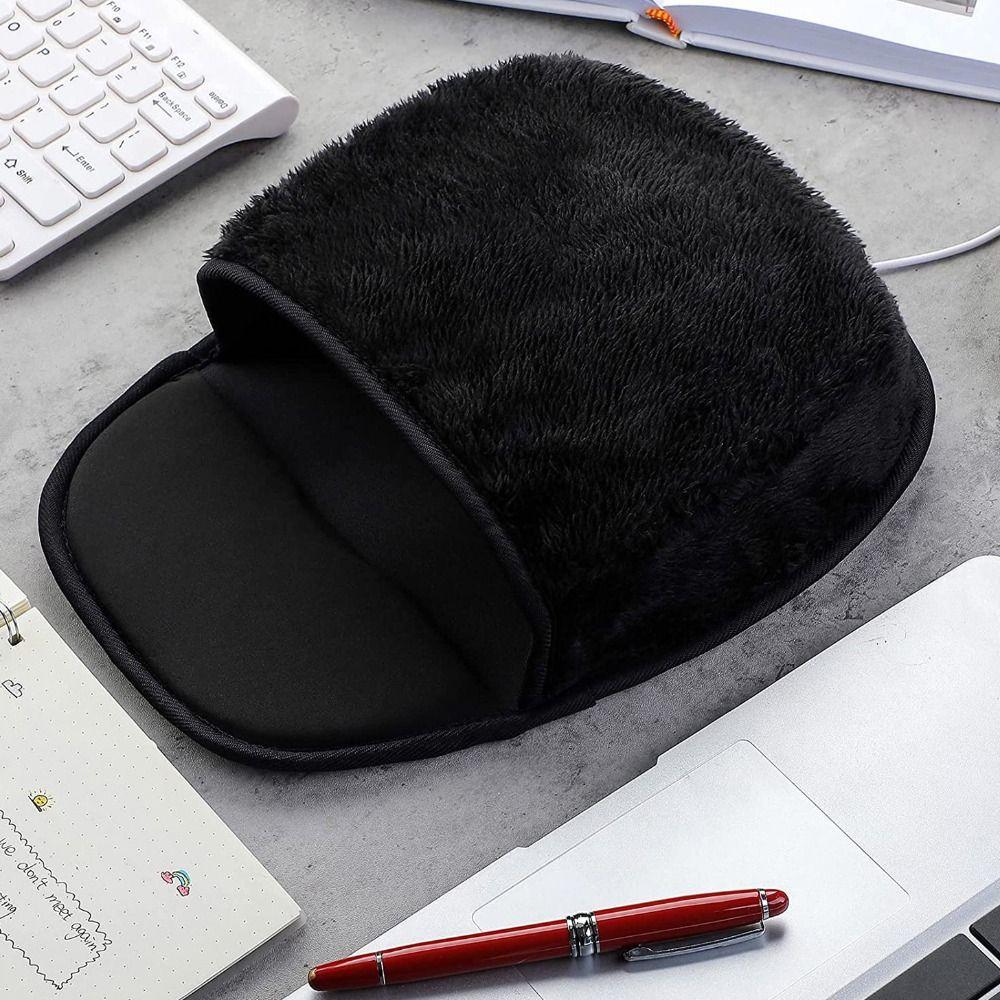 Thickened Hand Warmer Pad USB Heating Warm Mouse Cover New USB Heated Mouse Pad  Winter