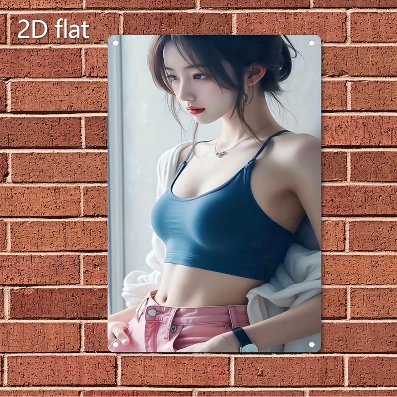 Ретро жестяная табличка Декор стены Металлическая табличка - Рекламный плакат с рисунком Алюминиевая Железная Краска Водонепроницаемая 20x30cm（7.8x11.8inch）