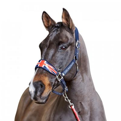 Whitaker Union Jack Padded Horse Headcollar
