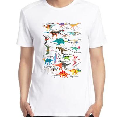 Dinosaurs T Shirt Names And Pictures Kids Gift Novelty Cool Tees Tops New Shirts And TShirts Summer Cotton Mens Print T Shirt