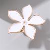 Finger Ring Exaggerated Enamel Big Flower Design Finger Band Birthdays Anniversaries Weddings Engagements