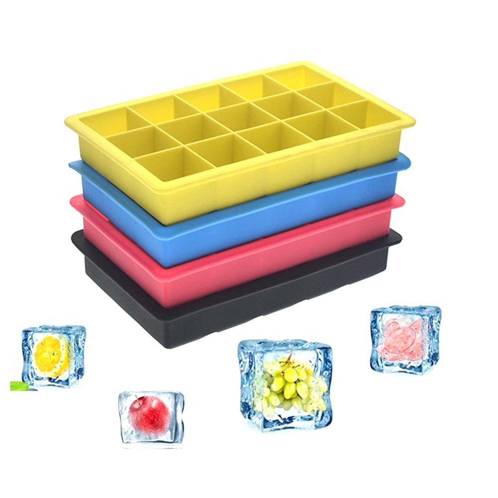 Buy 15 Grids Small Ice Cube Mold for Summer Drink Reusable Silicone Ice