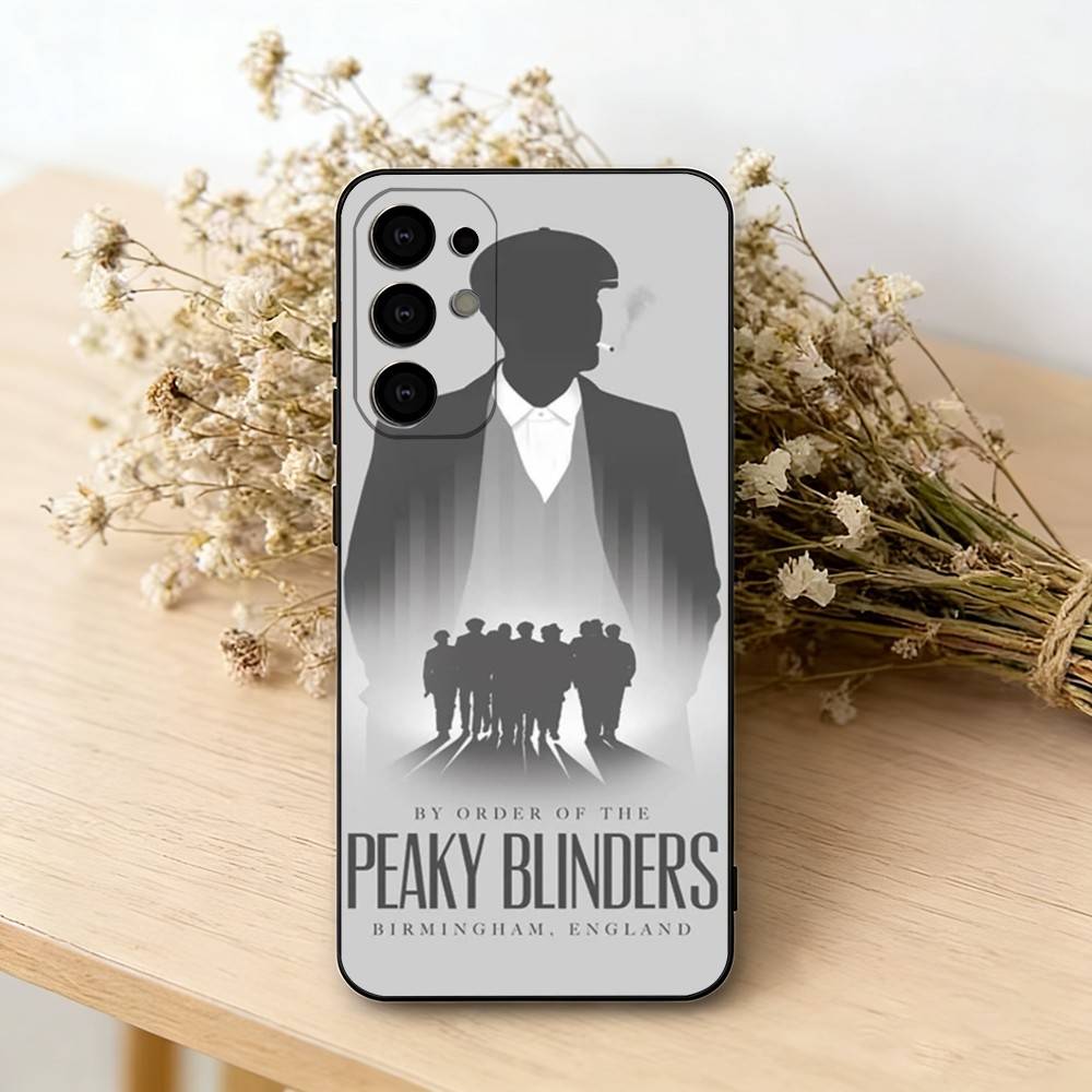 Peaky Blinders tommy shelby Phone Case For Samsung S25,S24,S21,S22,S23,S30,Ultra,S20,Plus,Fe,Lite,Note,10,Black Cover