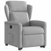 Recliner with Rising Aid Cloud Grey Fabric