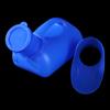 User-friendly 1000ML Pee Bottle, Blue Mobile Toilet with Lid, Unisex Urine Storage Tool for Travel