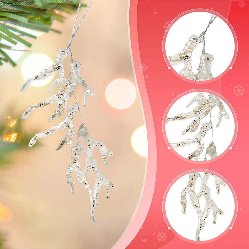 Christmas Ornament Snow Party Christmas Tree Holiday Xmas Winter Decorative Festival Home Centerpieces Anniversary Decor Pendant