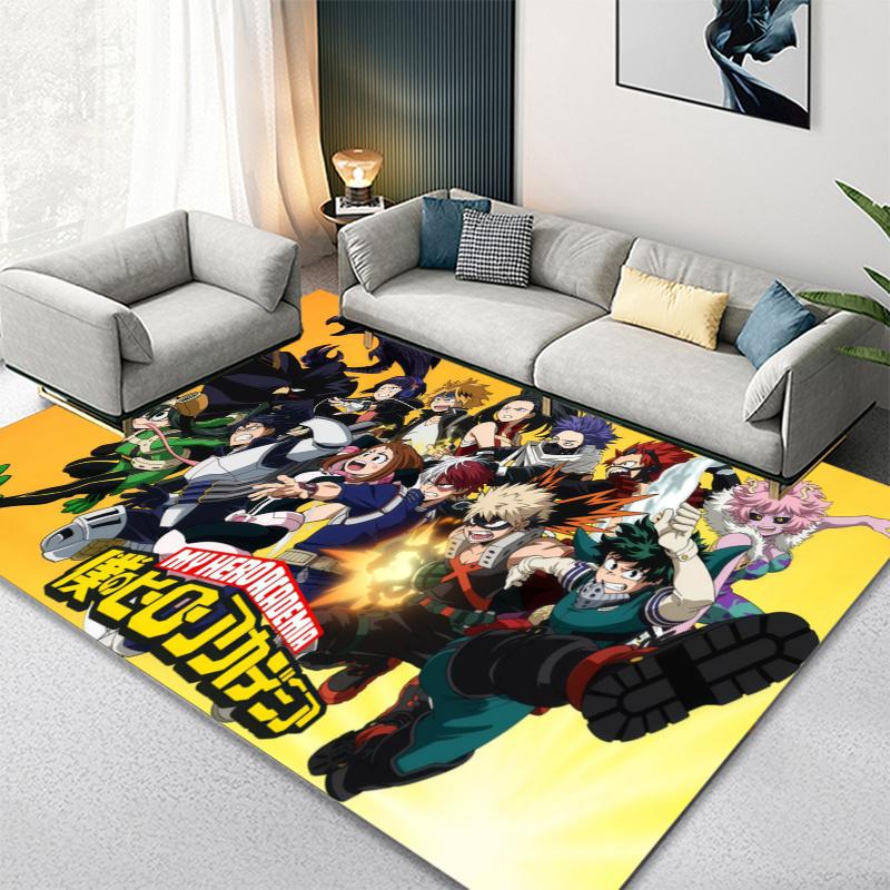 My Hero Academia Carpet Rug for Living Room Bedroom Home Sofa Decoration,Kids play Non-slip Floor Mat