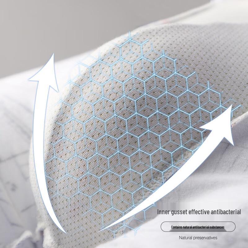 Nanjiren Men's 5A Antibacterial Breathable Boxer Briefs (4-Pack)