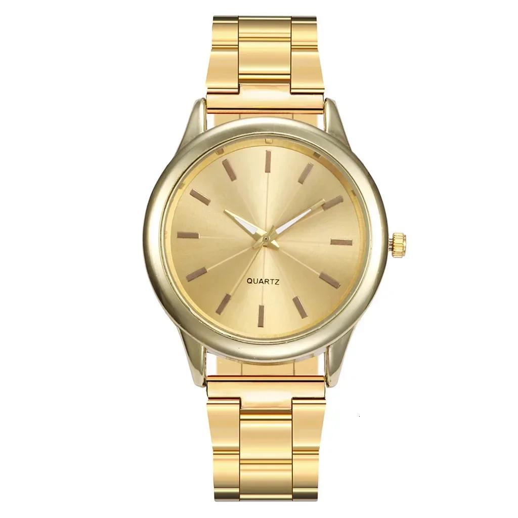 

Luxury Watch for Women Simple Round Dial Stainless Fashion Gold Bracelet Quartz Wristwatch Students Ladies Watches Montre Femme золотий