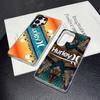 Hot B-Brand HurleyS Phone Case for Samsung S26 S25 S24 S23 S22 S21 FE Plus Ultra Black 2-in-1 Jelly Silicone Case
