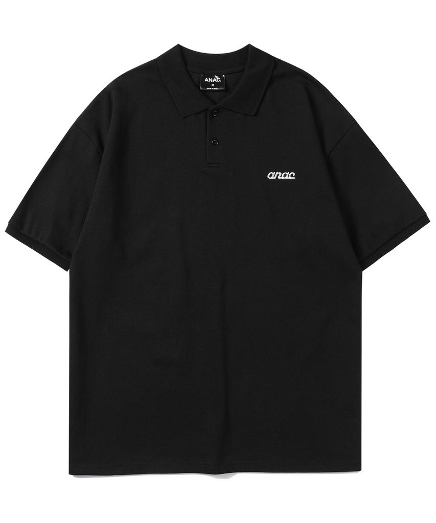 ANOTHER ARCHIVE Oversized Essential Collared Short Sleeve Tee_Khaki
