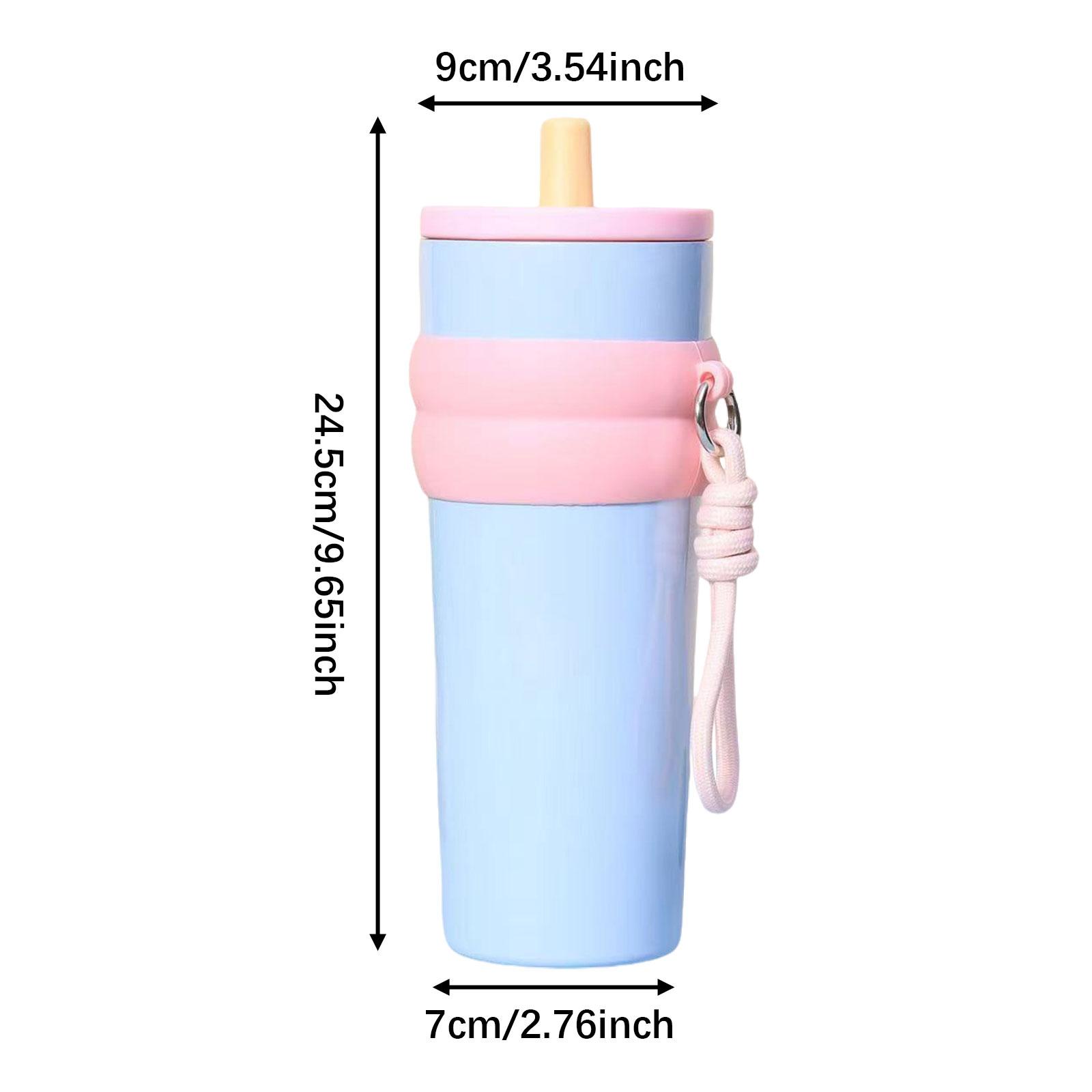 

710ML Thermal Insulated Cup 316 Stainless Steel Water Cup Easy to Use Travel Coffee Mug Reusable Practical Travel Mug Cup 710ML синій