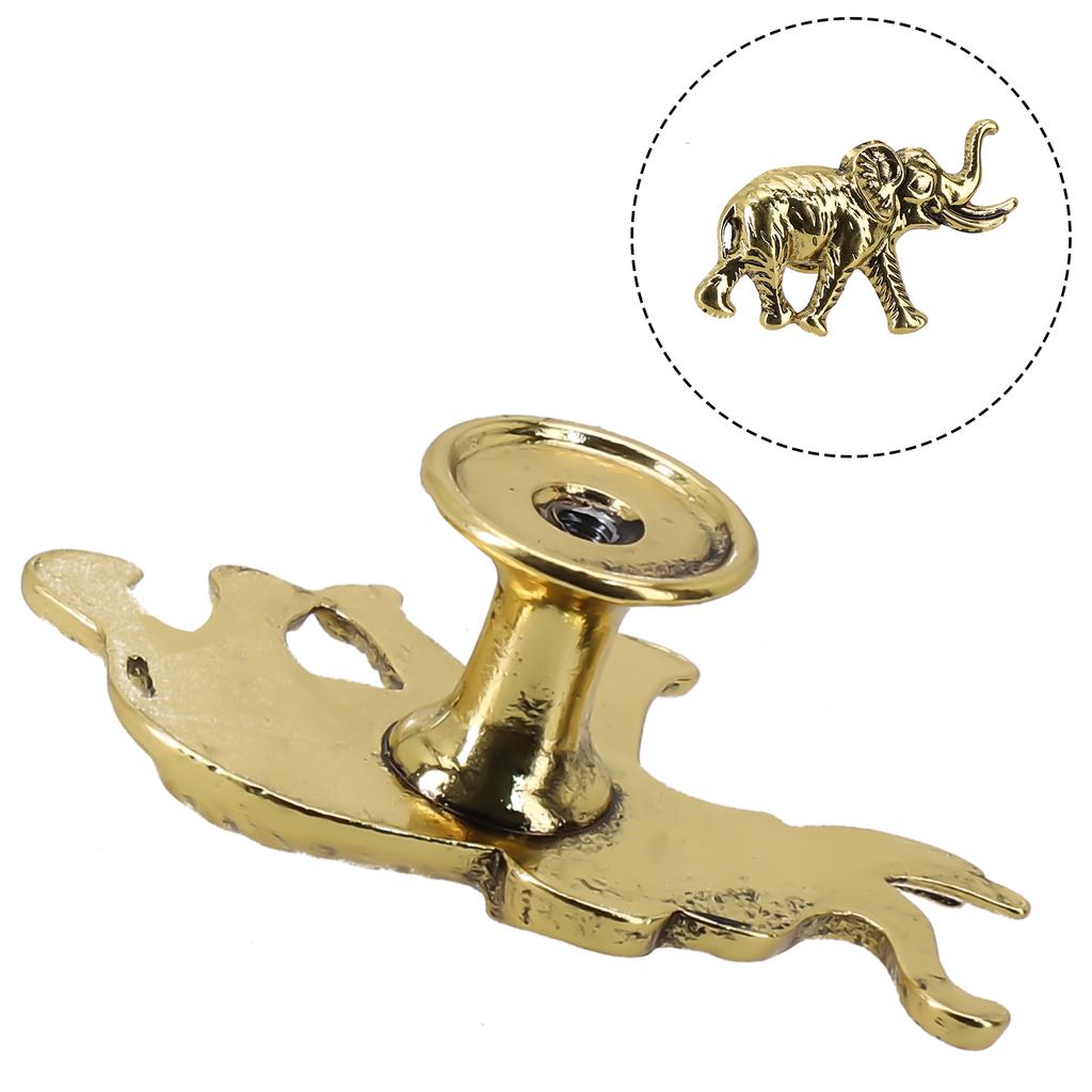 Uchwyt w kształcie słonia Vintage gałka do szafy Stop cynku Gałki uchwyty do drzwi meblowych Szafka Wysoka jakość Dom 1 szt.