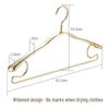 Space Aluminum Clothes Hanger: Non-slip, No-mark, Lightweight, Luxury Drying Rack for Home Use.