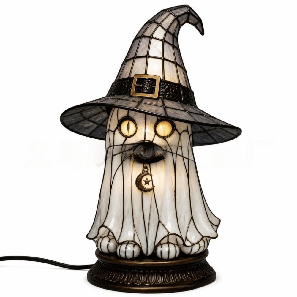 Home Decoration Halloween Lamp Cat Bird Desktop Lights Home Ornaments Night Light  Bedside