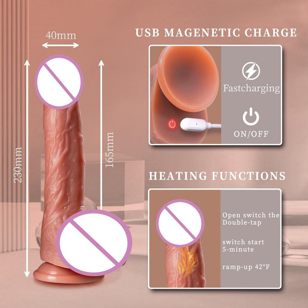 Cross Cannon King Wibrujący Teleskopowy Realistyczny Silikonowy Dildo dla Kobiet