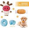 Toozey Jouet pour Chien - 7 Jouets Durables pour Chiots et Petits Chiens - Peluche Non Toxique en Coton Naturel