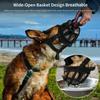 Comfortable Soft Rubber Dog Basket Muzzle Anti Biting Chewing Sturdy Dog Muzzle Pet Cage Mouth Cover for Small Medium Large Dogs