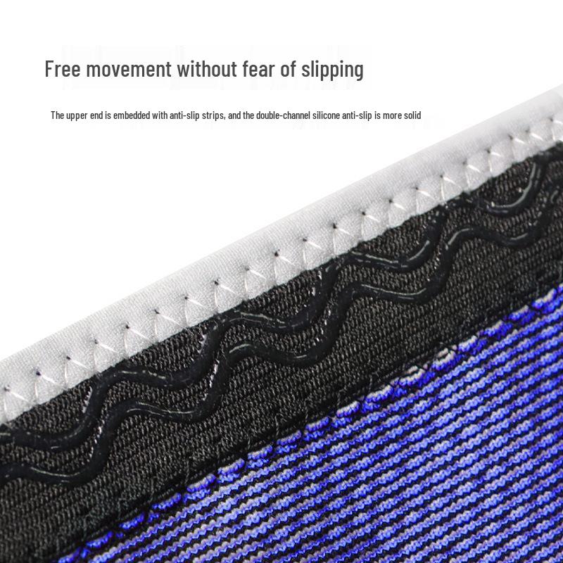 Breathable Silicone Knee Pad with Anti-Slip Patella Support for Sports