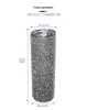Southeast Asia Portable 20oz Stainless Steel Diamond Water Cup