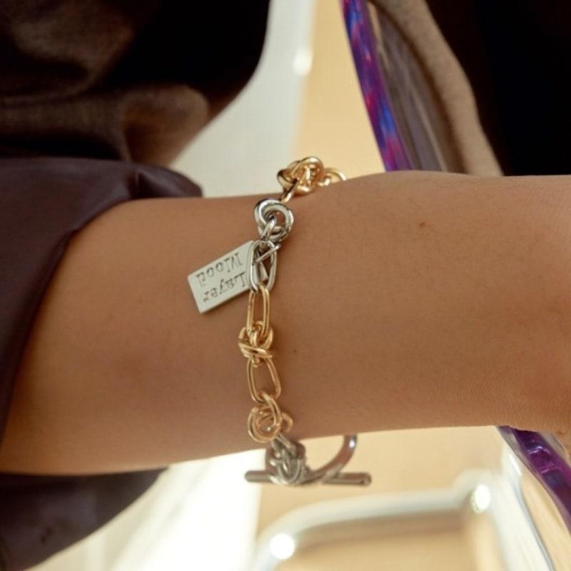 

LAYERMOOD twist chain bracelet-mix free