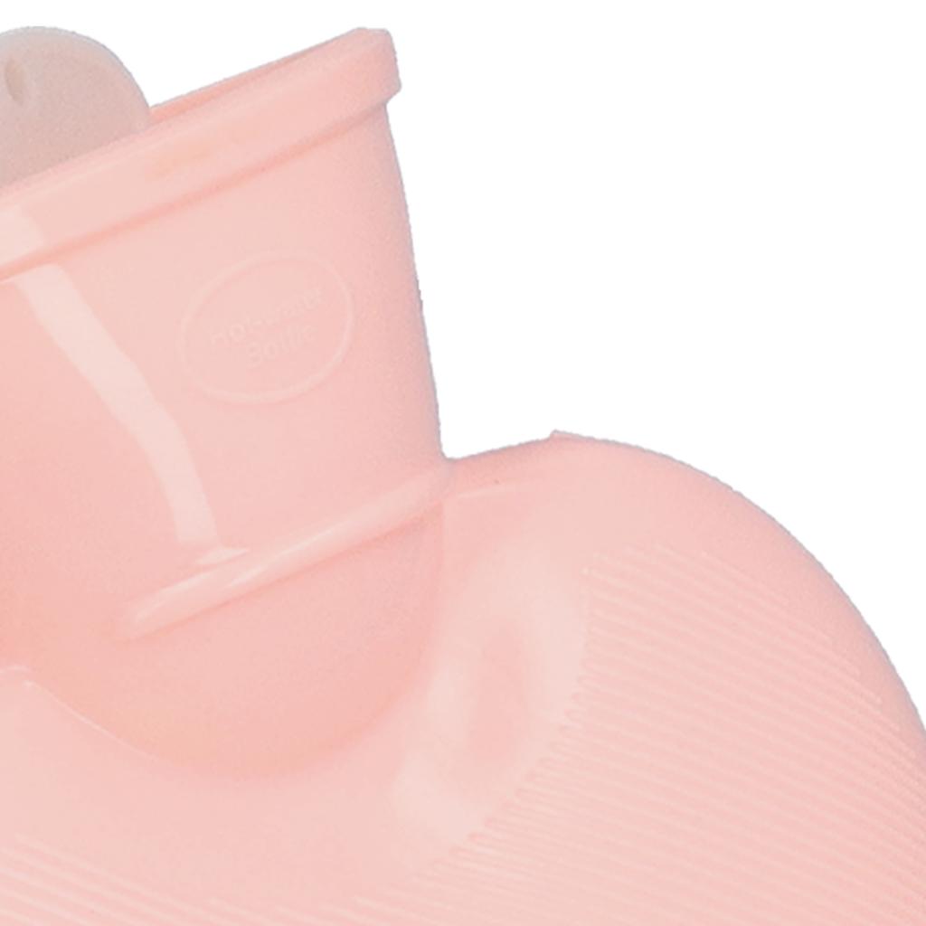 Hot Water Bottle Portable Thickened Water Injection 500ml Warm Water Bag for Warm Feet Cold