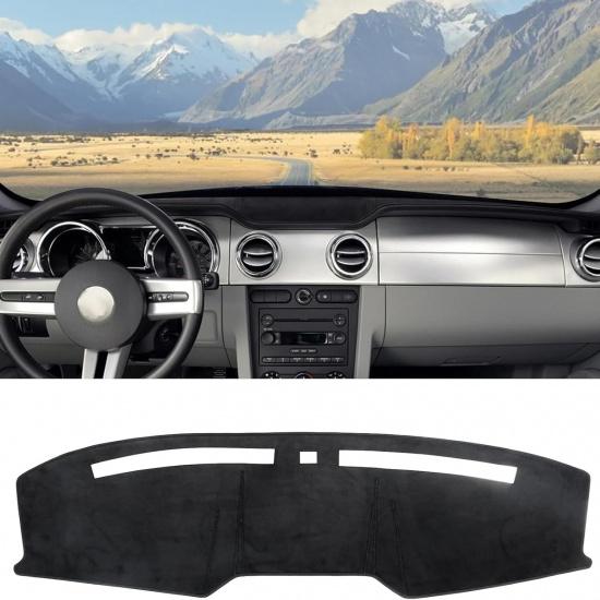 Flannel Dashboard Cover Dash Cover Mat Compatible with Dodge Ram 1500 2500 3500 -2024 2025 Accessories Center Console Dash Board Cover Protector