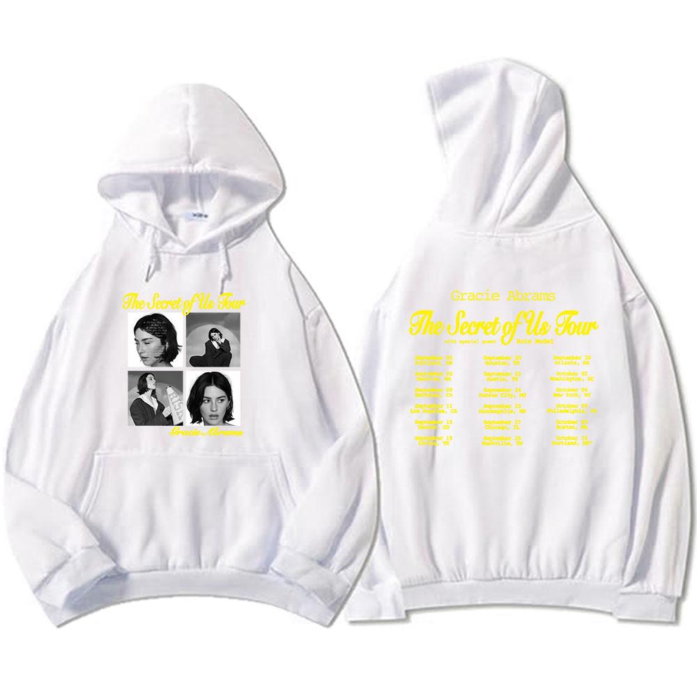 Men Streetwear Album The Secret of Us Sweatshirt Gracie Abrams Graphic Hoodies Moletom Winter Fleece Hooded Pullover