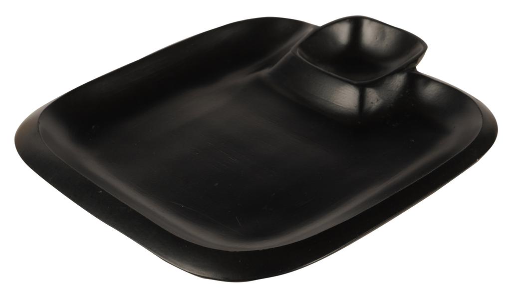 Trifri Serving Plate Appetizer Chip Dip Platter Restaurantware Handle Tray Snack Dessert Plate Utensil Kitchenware Serving