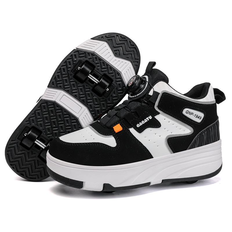 Kids Double Wheel Retractable Roller Skates – Popular Ice Skate Style for Boys & Girls 42