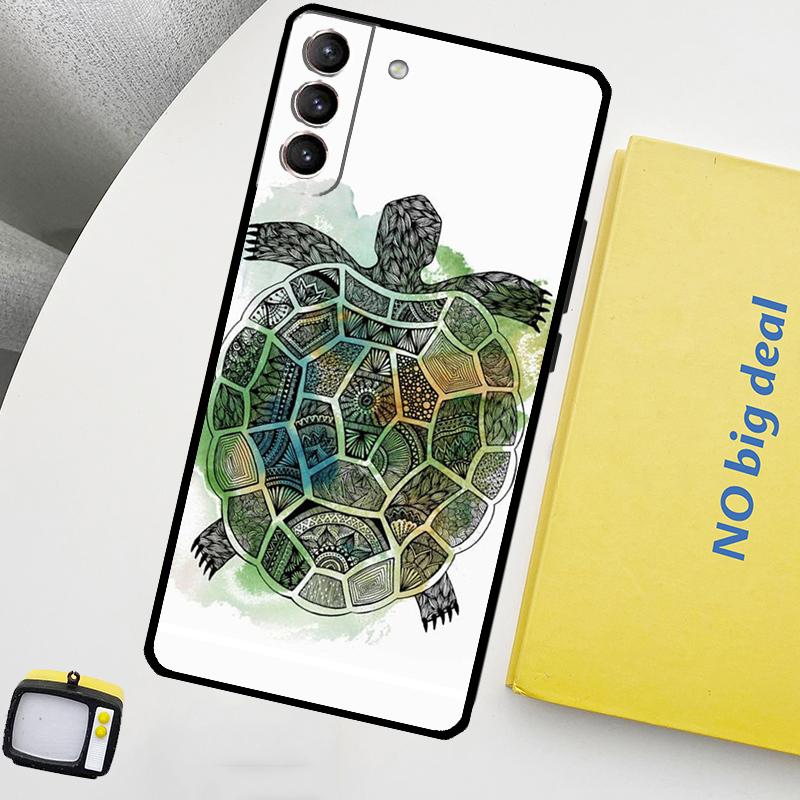 Sea Turtle Phone Case For Samsung Galaxy S24 Ultra S20 S21 S22 S23 Plus S9 S10 S24 FE S25 Ultra Cover