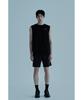 Eolseukamela [2-Pack] 2-In-1 Active 7-Inch Shorts_Half & Long Tights_Black
