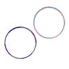 Weighted Fitness Hoop 6 Section Detachable Dual Color Abdomen Waist Slimming Exercise Hoop